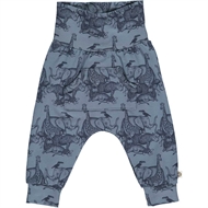 Savanna Pocket Pants Baby, Müsli, Dusty Blue, 56 cm